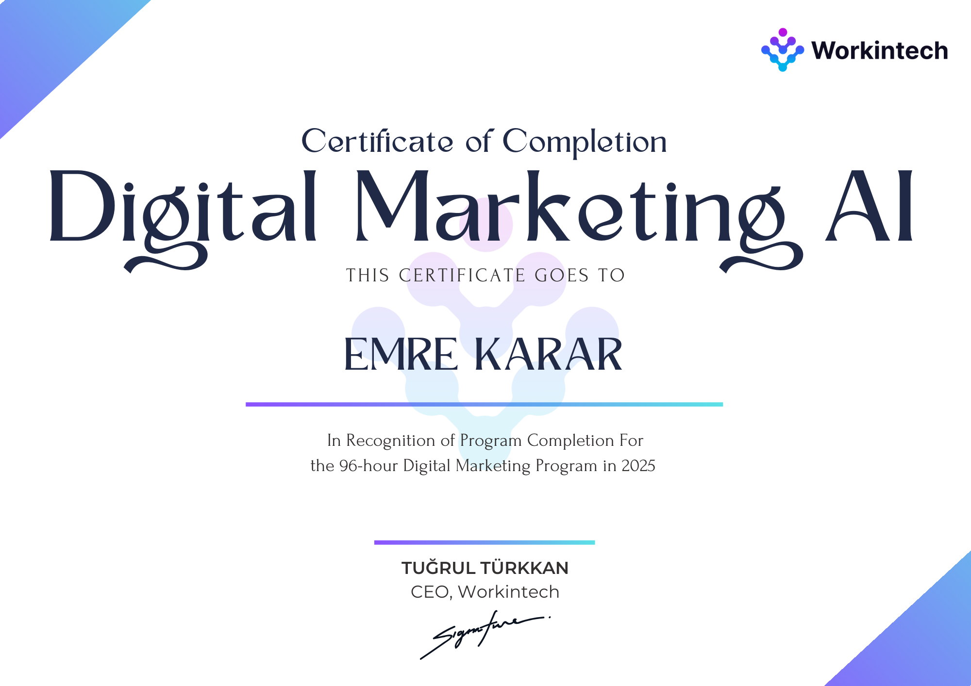 digitalMarketing sertifikası
